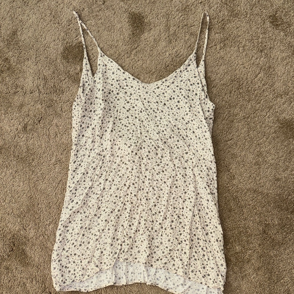 Floral Spaghetti Strap Cover Up